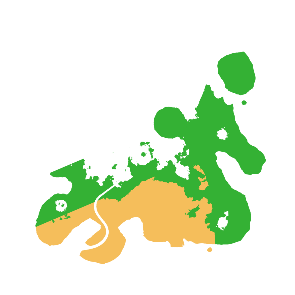 Biome Rust Map: Procedural Map, Size: 2500, Seed: 414