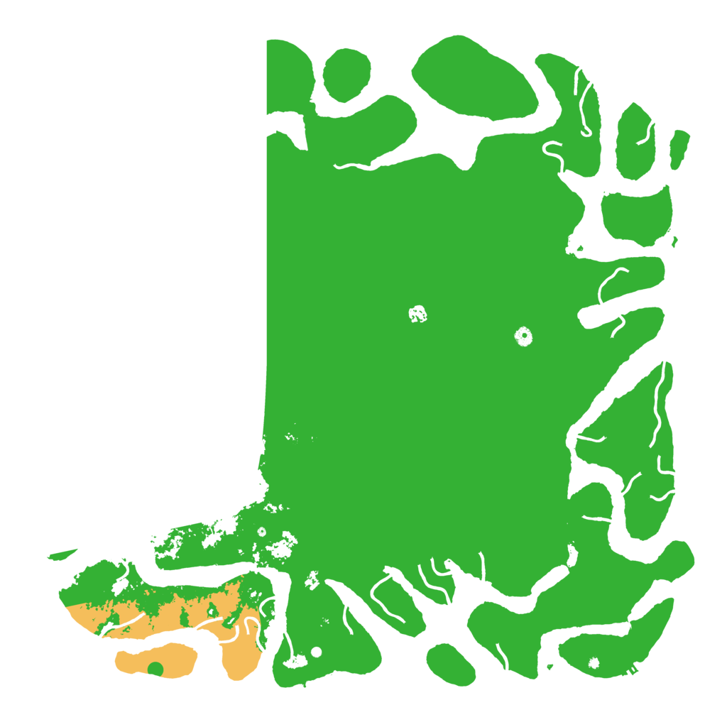 Biome Rust Map: Procedural Map, Size: 6000, Seed: 760436844