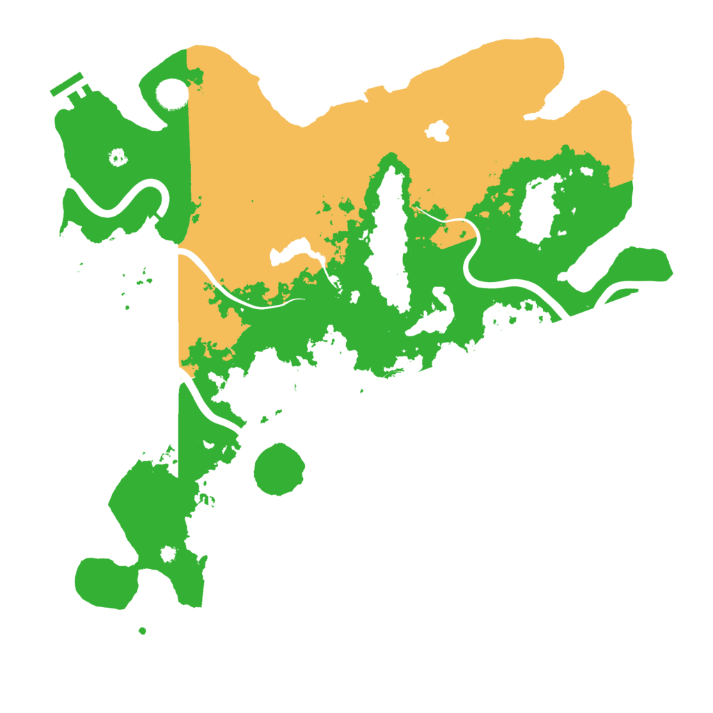 Biome Rust Map: Procedural Map, Size: 4000, Seed: 5616451