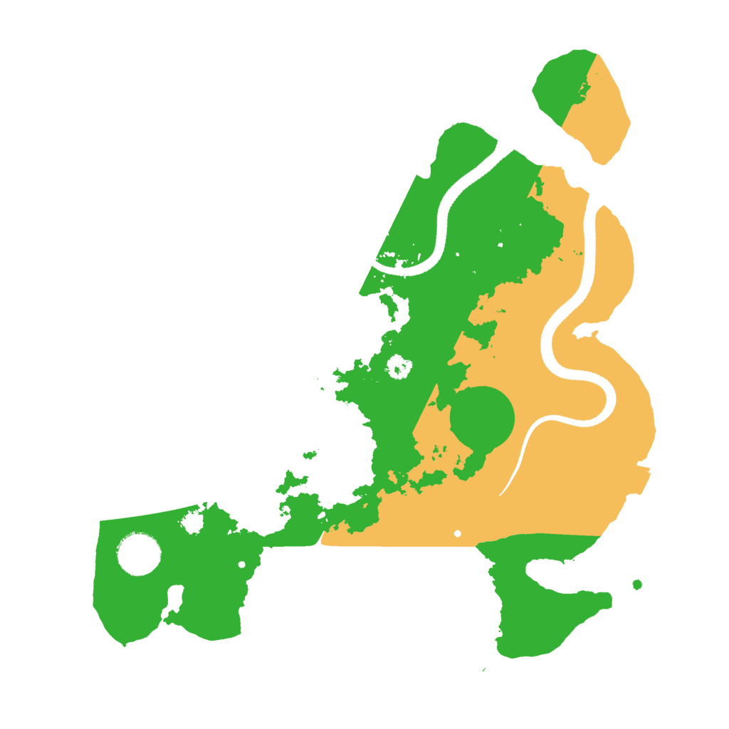 Biome Rust Map: Procedural Map, Size: 3000, Seed: 2138308463