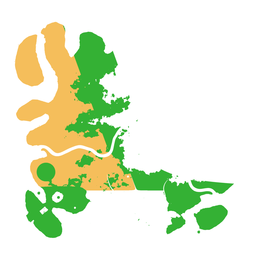 Biome Rust Map: Procedural Map, Size: 3600, Seed: 103966070