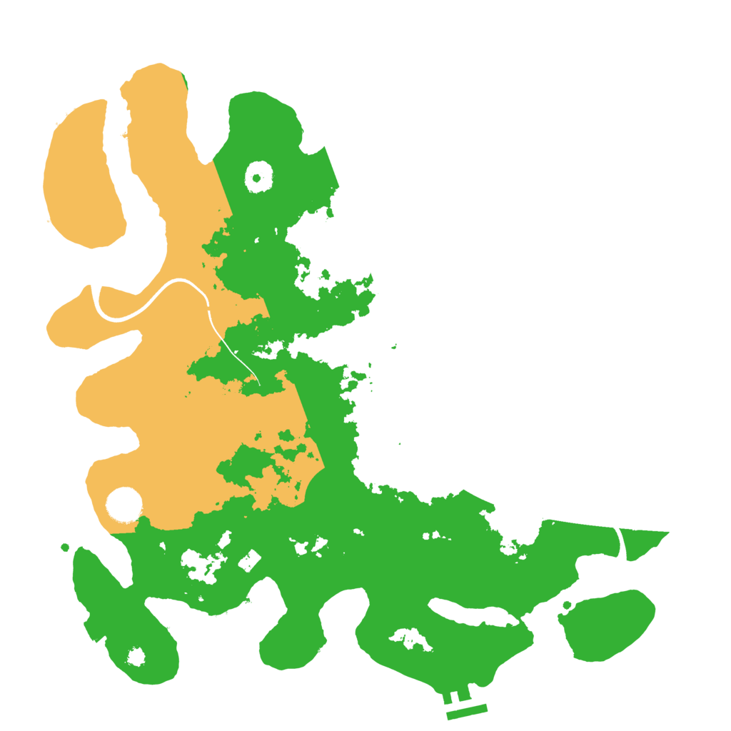 Biome Rust Map: Procedural Map, Size: 3600, Seed: 103966070