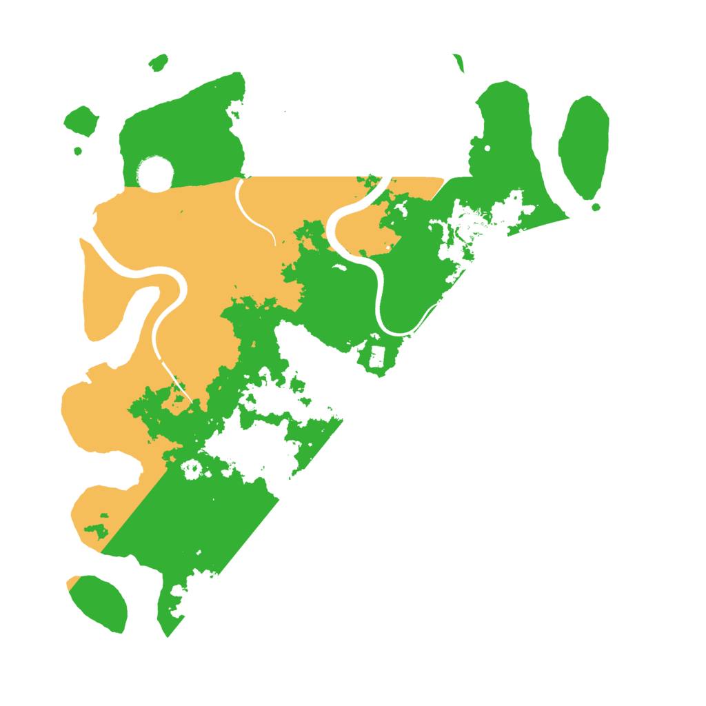 Biome Rust Map: Procedural Map, Size: 3500, Seed: 555118590