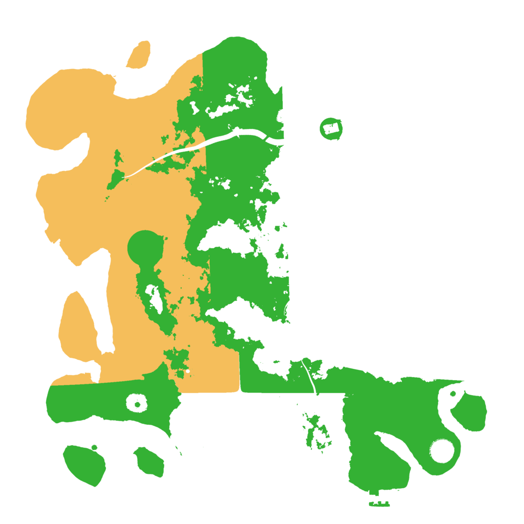 Biome Rust Map: Procedural Map, Size: 3850, Seed: 932934733