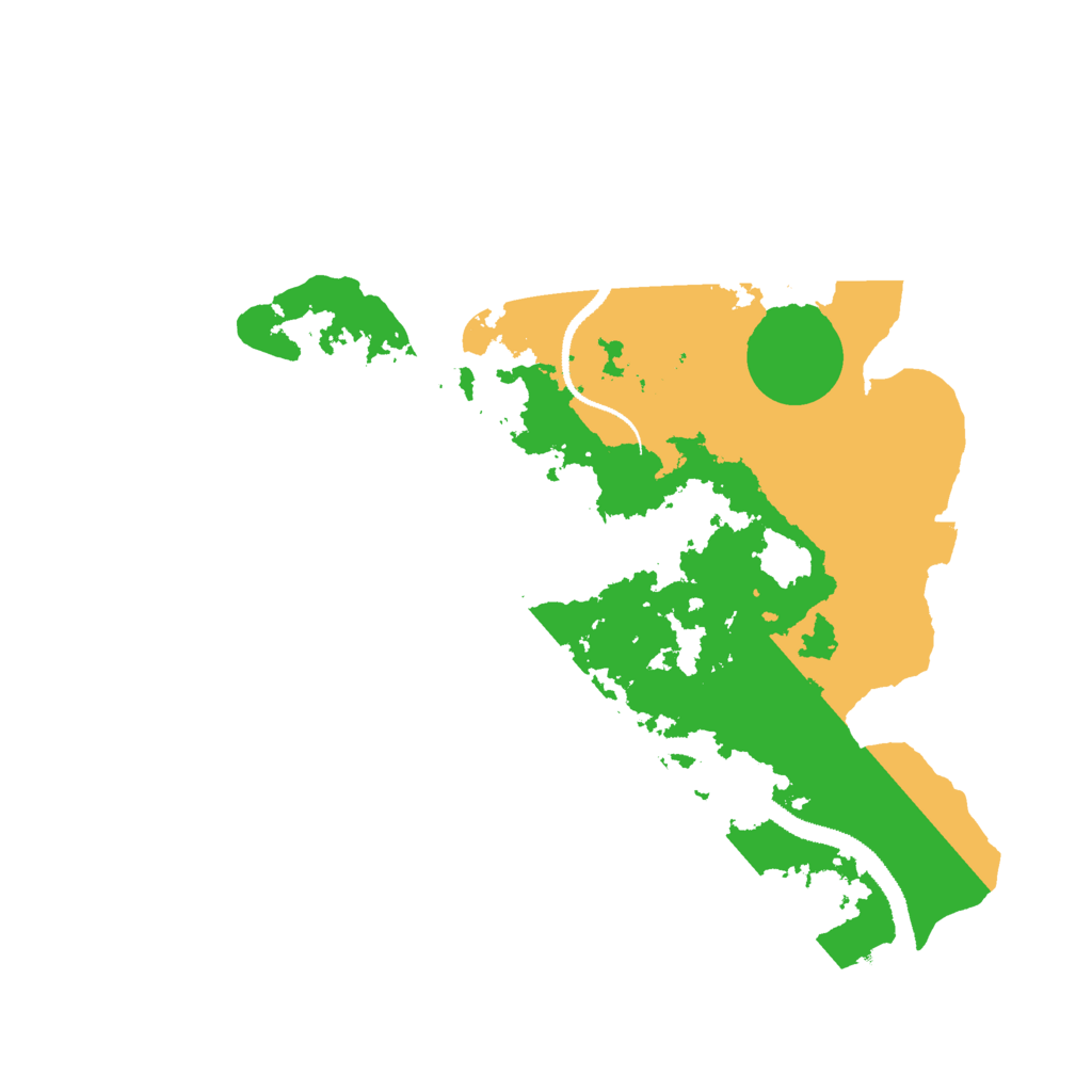 Biome Rust Map: Procedural Map, Size: 3000, Seed: 5581346