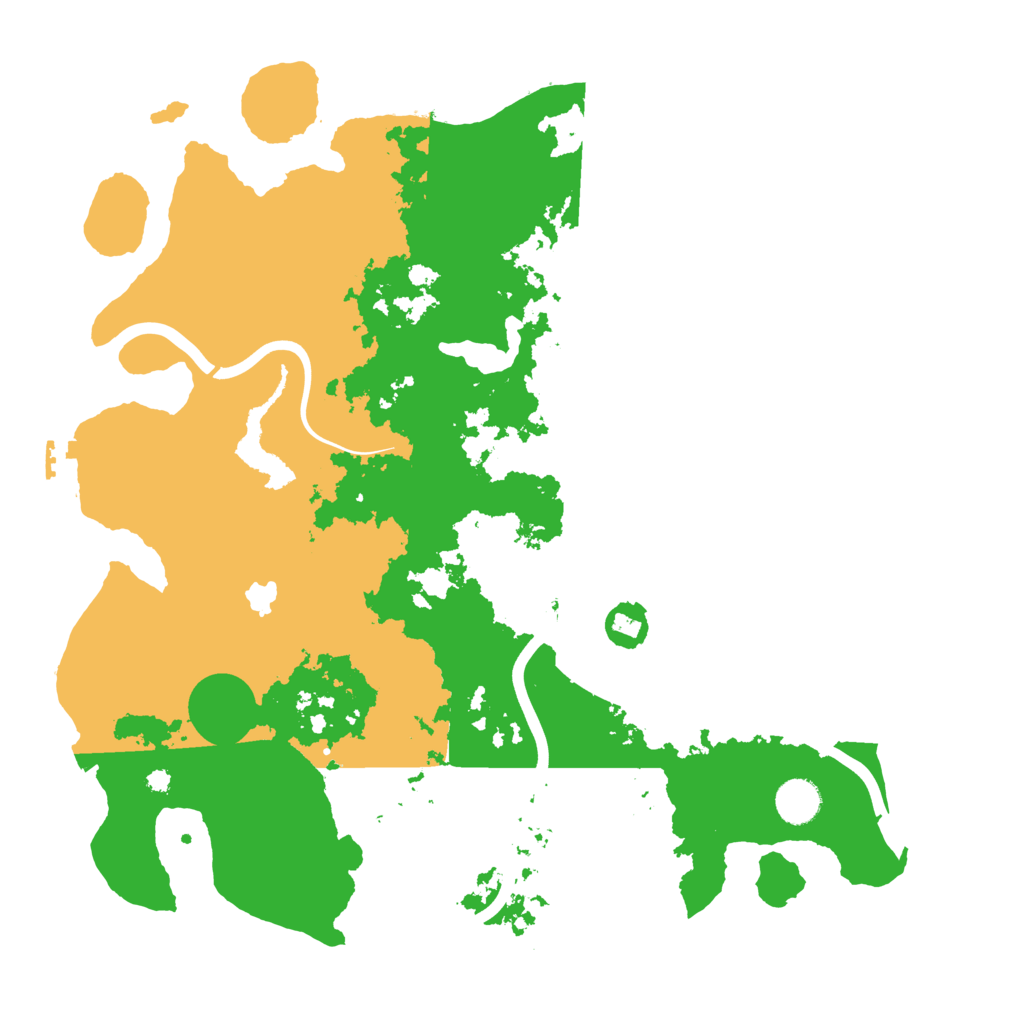 Biome Rust Map: Procedural Map, Size: 4000, Seed: 61700