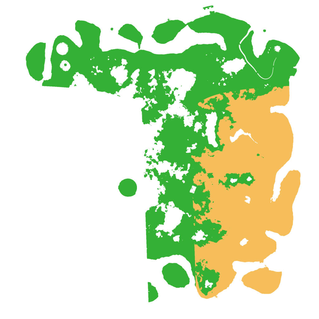 Biome Rust Map: Procedural Map, Size: 4666, Seed: 5840782