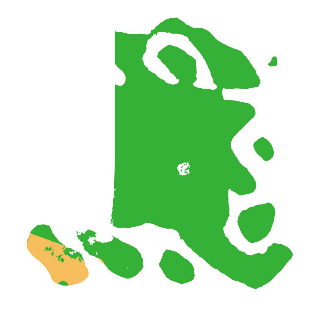 Biome Rust Map: Barren, Size: 3600, Seed: 740541