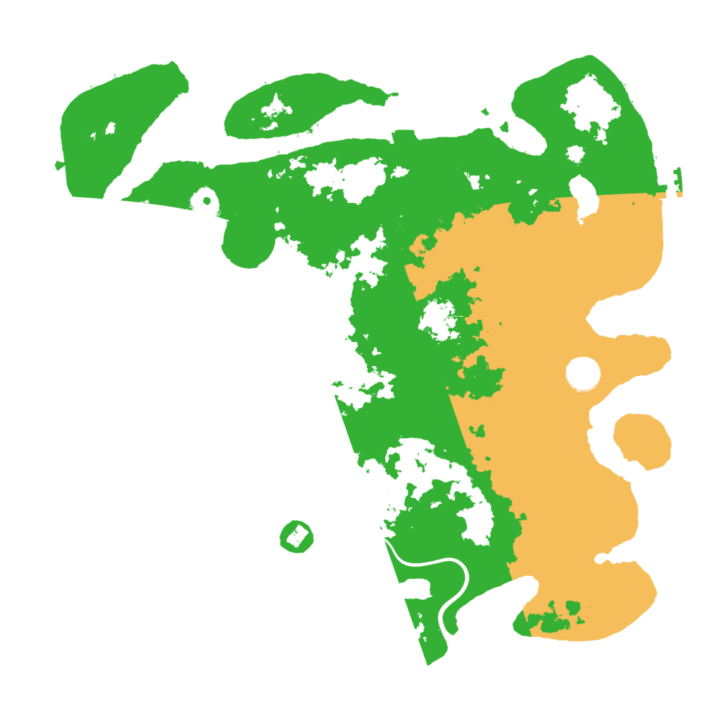 Biome Rust Map: Procedural Map, Size: 3700, Seed: 5913223