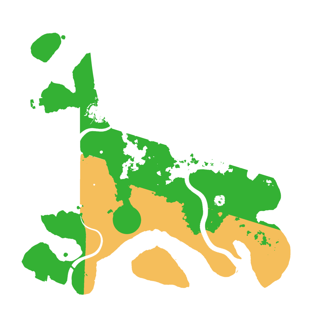 Biome Rust Map: Procedural Map, Size: 3000, Seed: 8072021