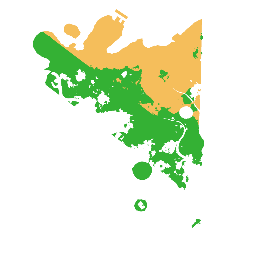 Biome Rust Map: Procedural Map, Size: 3900, Seed: 17392
