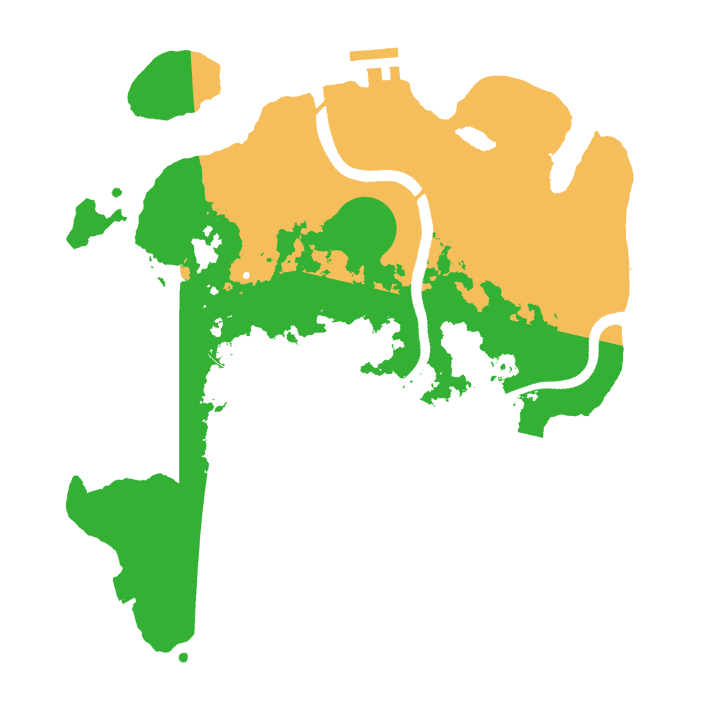 Biome Rust Map: Procedural Map, Size: 3000, Seed: 114500582