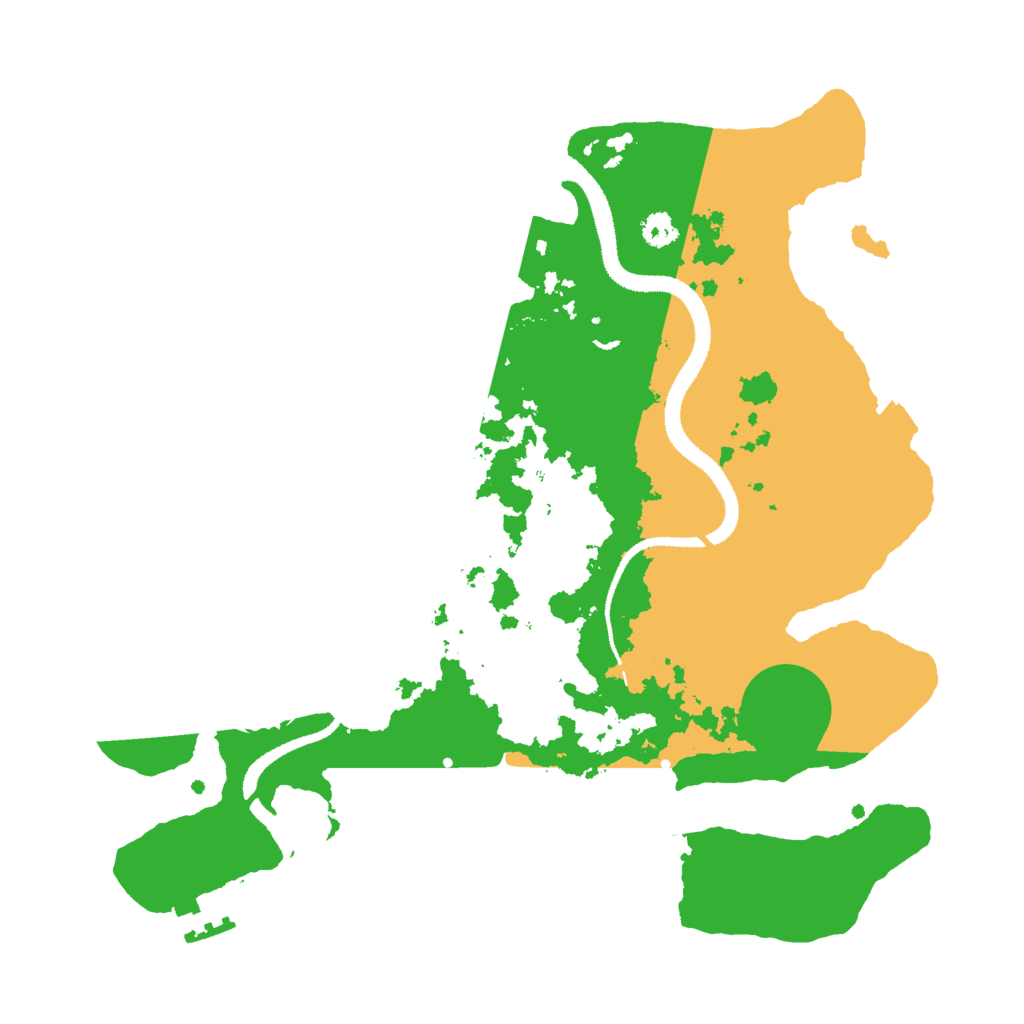 Biome Rust Map: Procedural Map, Size: 3000, Seed: 1063944980