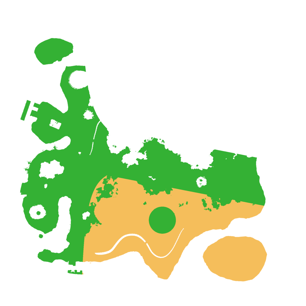 Biome Rust Map: Procedural Map, Size: 3000, Seed: 39429