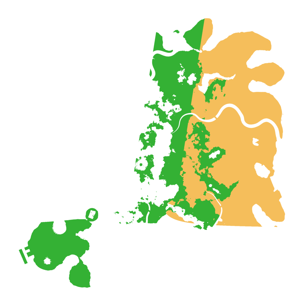 Biome Rust Map: Procedural Map, Size: 4000, Seed: 546684716
