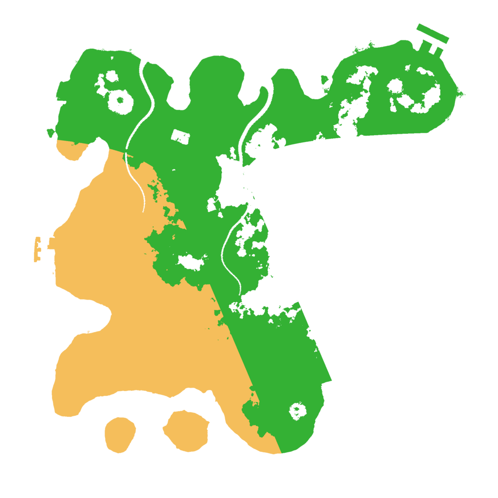 Biome Rust Map: Procedural Map, Size: 3000, Seed: 433174730