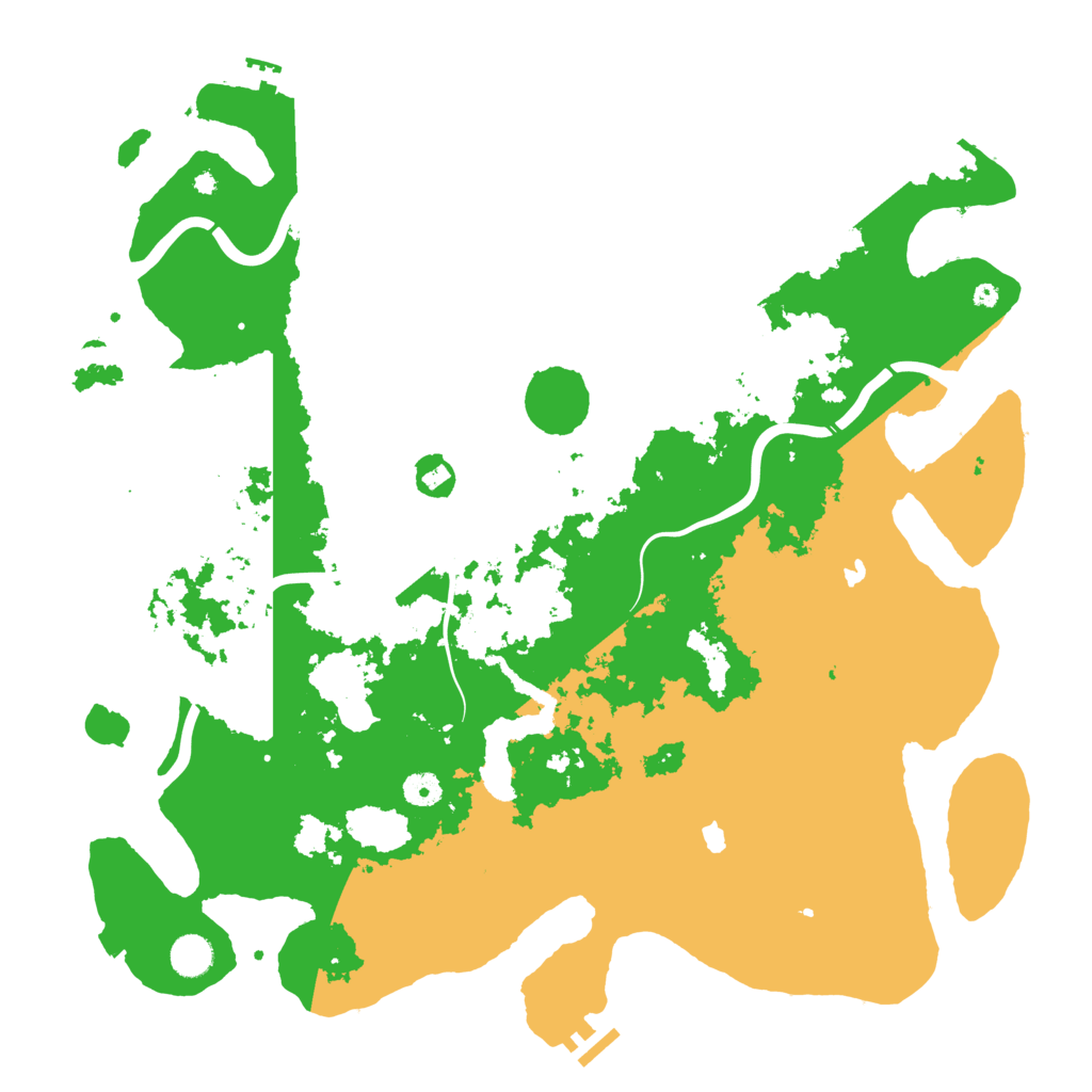 Biome Rust Map: Procedural Map, Size: 4500, Seed: 12323