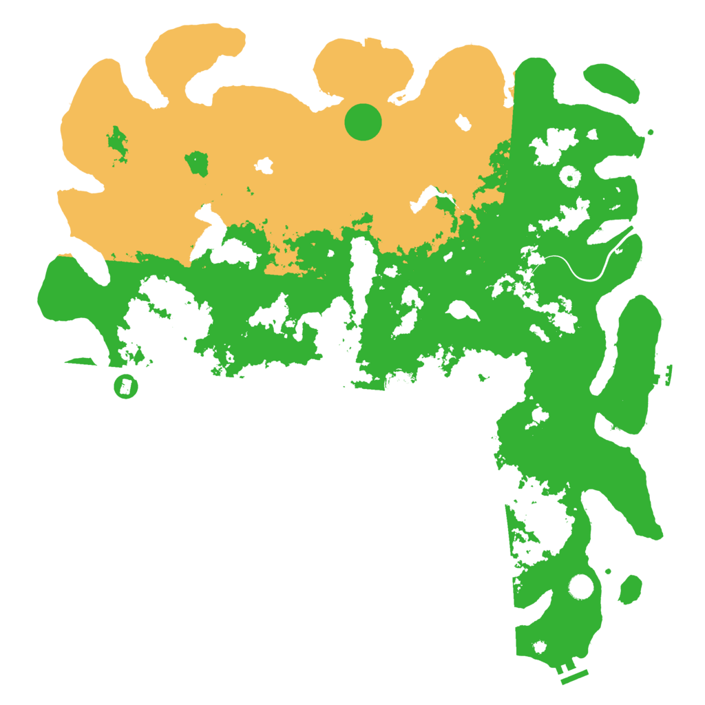 Biome Rust Map: Procedural Map, Size: 5000, Seed: 784578