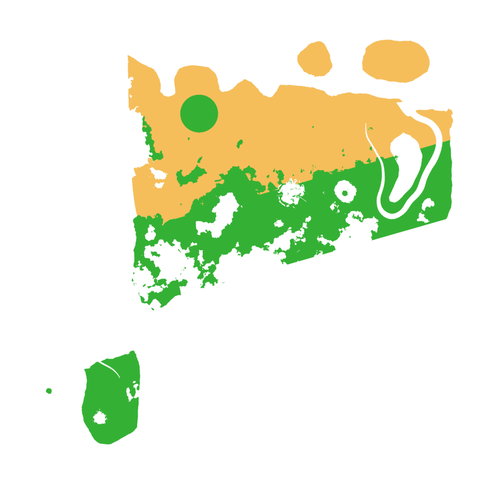 Biome Rust Map: Procedural Map, Size: 3500, Seed: 241954363