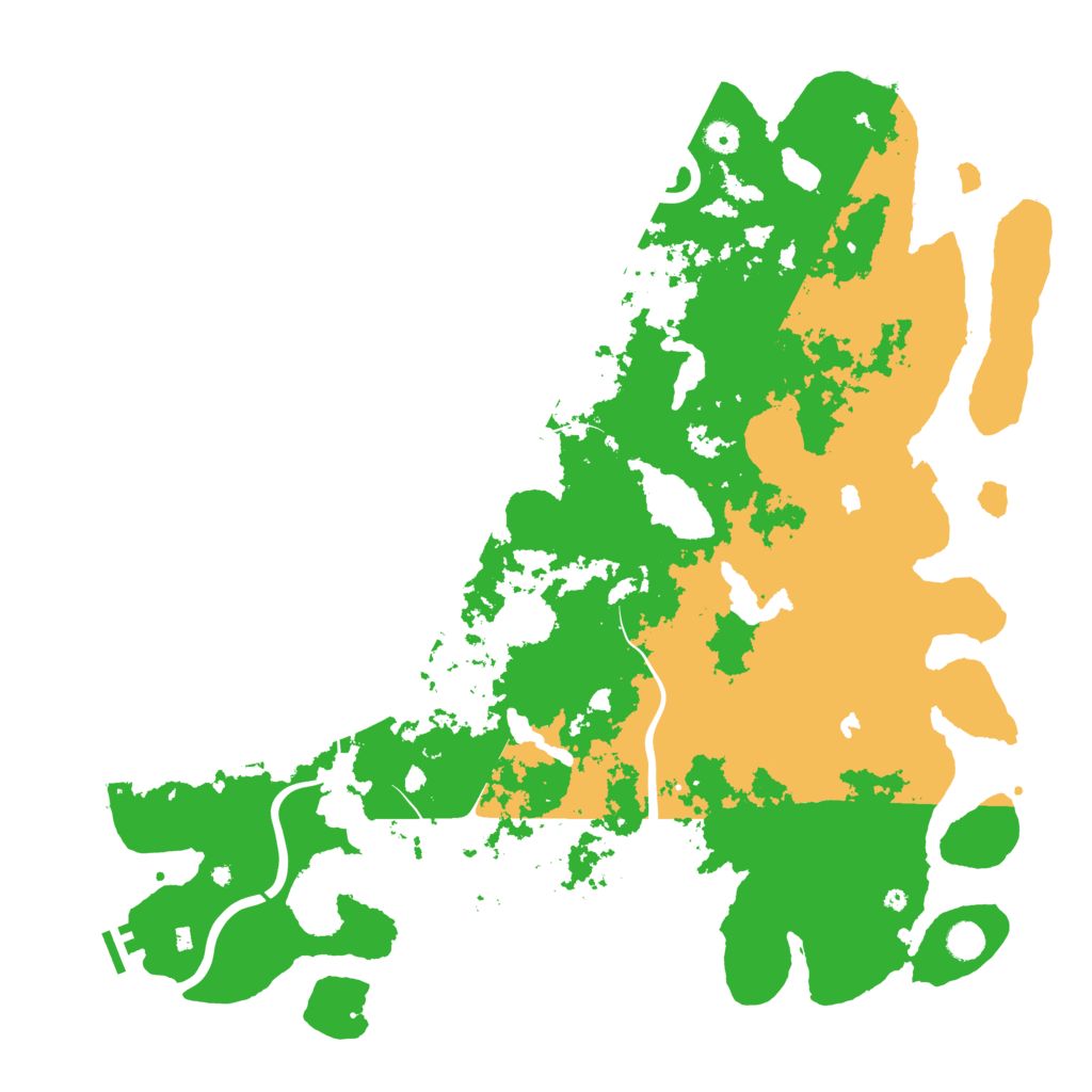 Biome Rust Map: Procedural Map, Size: 5000, Seed: 923874982