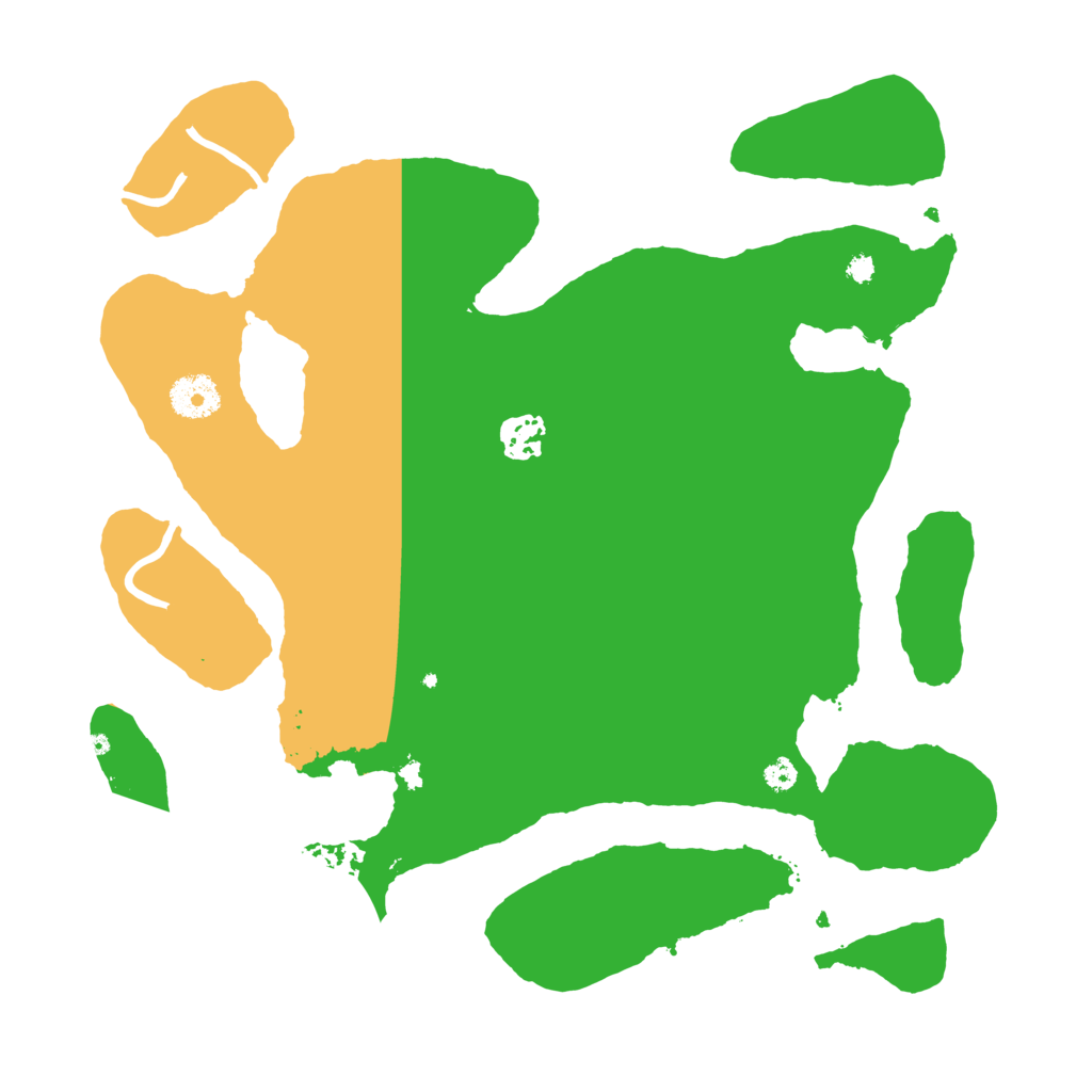 Biome Rust Map: Procedural Map, Size: 3500, Seed: 535835151