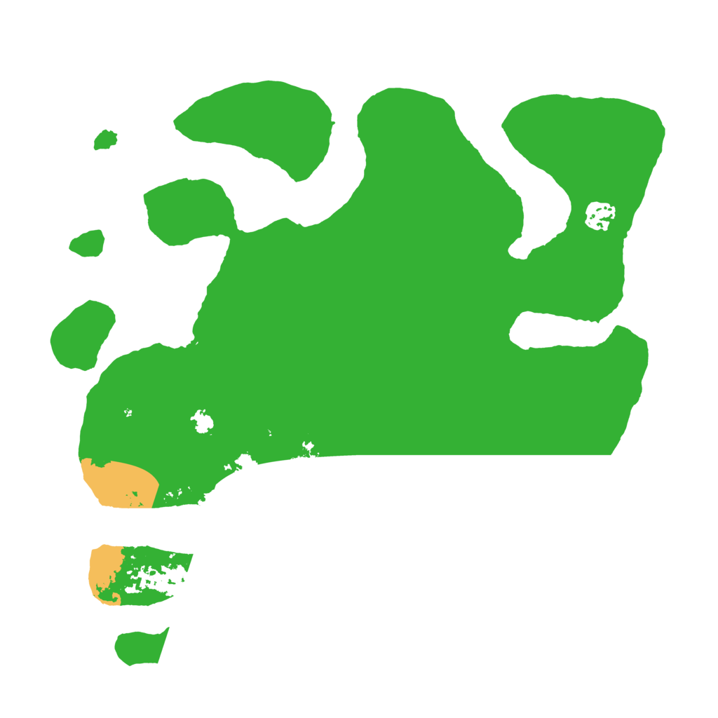 Biome Rust Map: Barren, Size: 3600, Seed: 576317