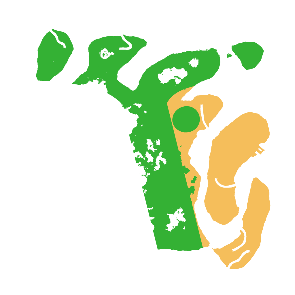 Biome Rust Map: Procedural Map, Size: 3000, Seed: 177414512