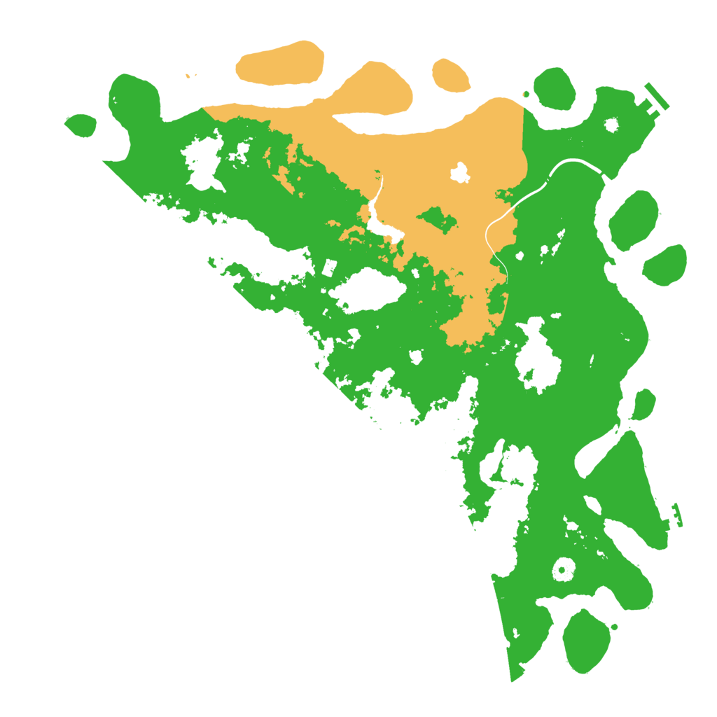 Biome Rust Map: Procedural Map, Size: 4500, Seed: 1192885101
