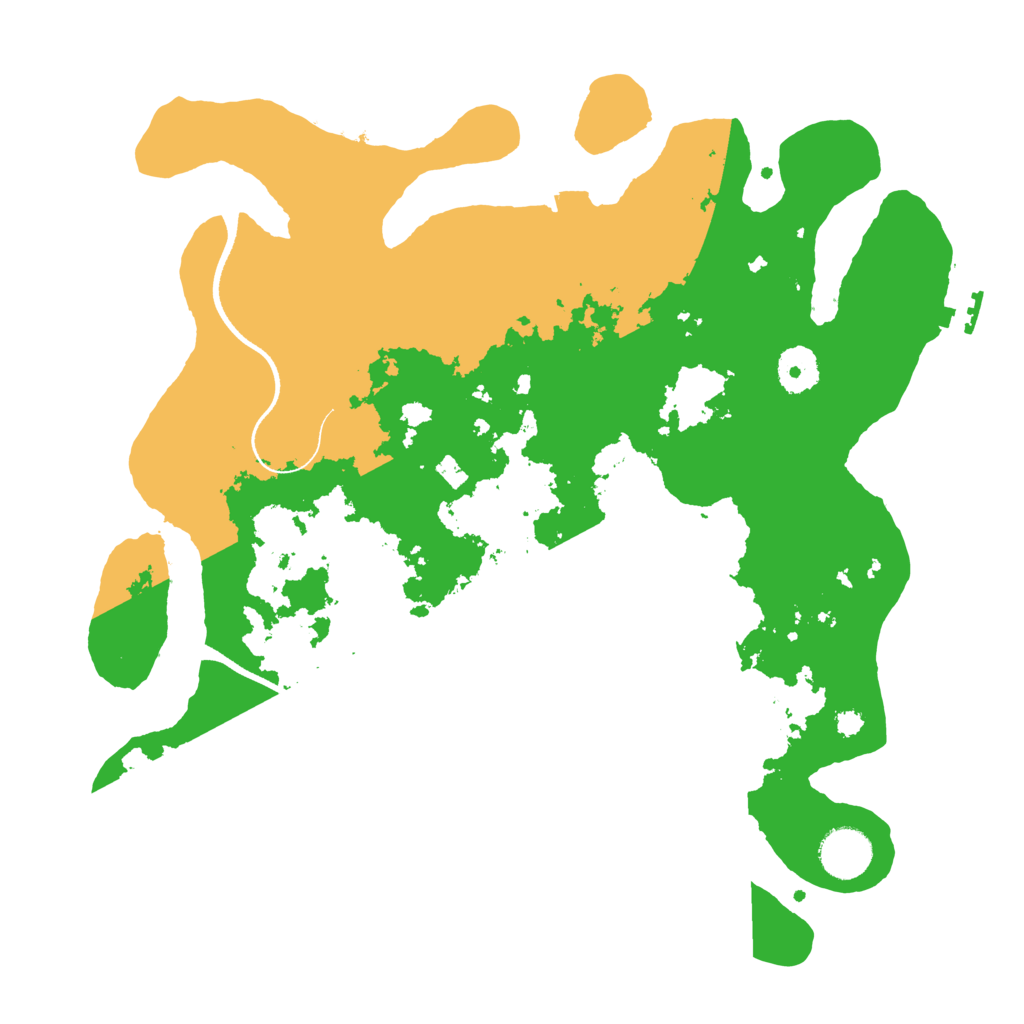 Biome Rust Map: Procedural Map, Size: 3500, Seed: 8646487