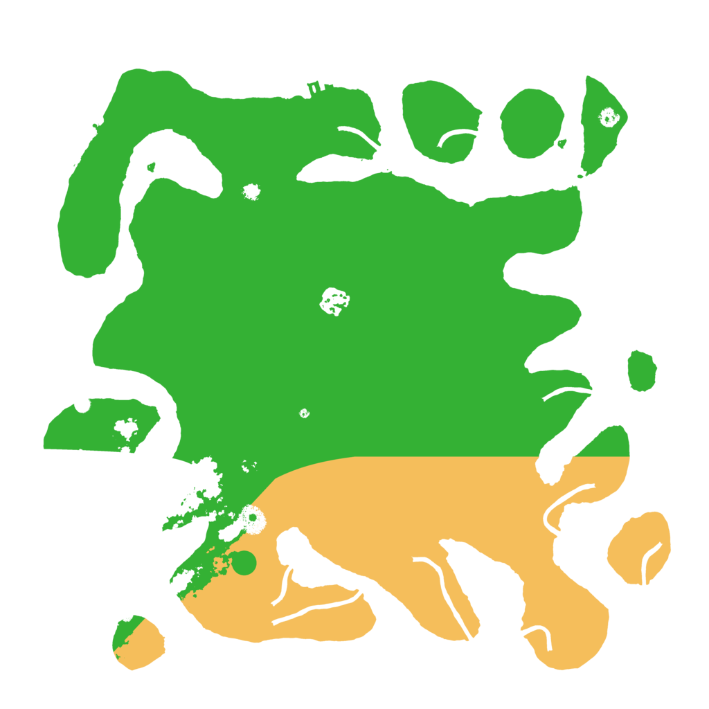 Biome Rust Map: Procedural Map, Size: 3800, Seed: 102481705