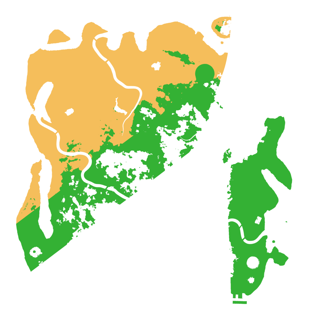 Biome Rust Map: Procedural Map, Size: 4500, Seed: 890546