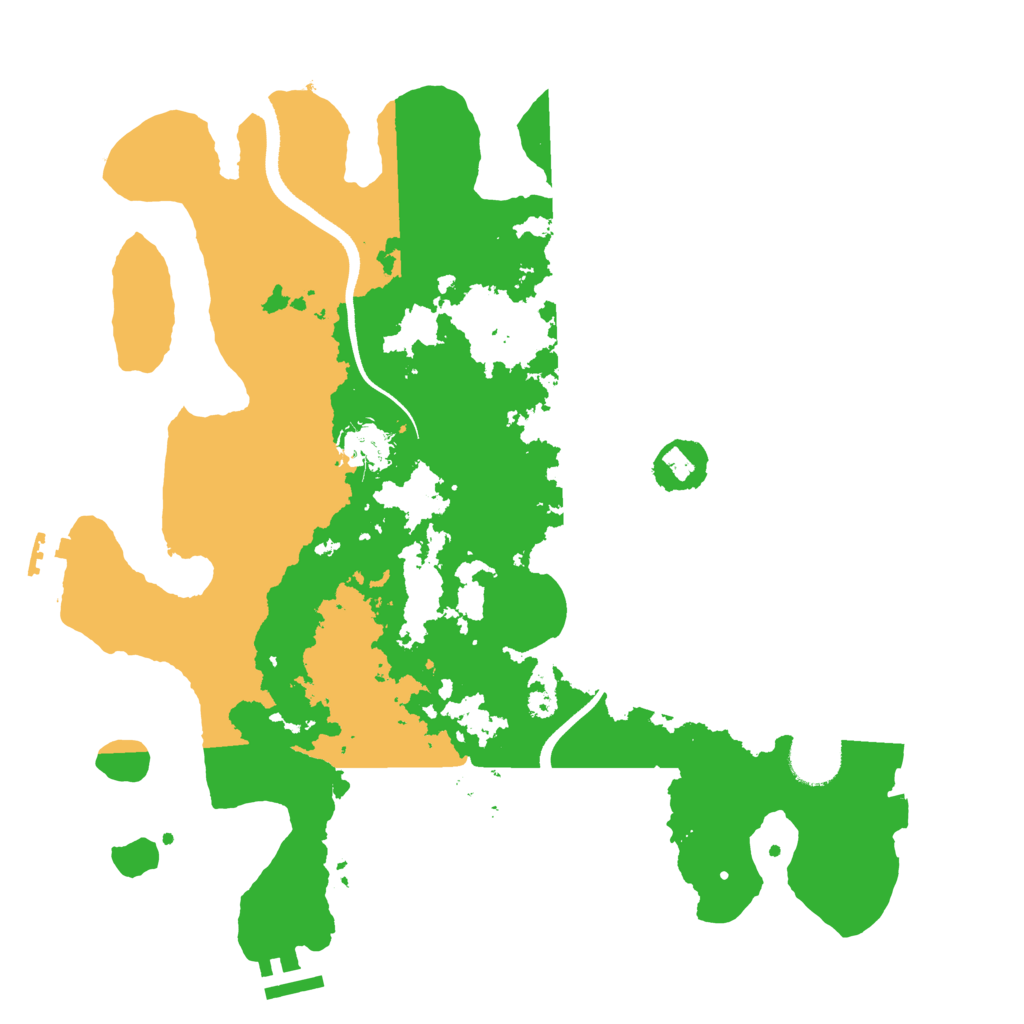 Biome Rust Map: Procedural Map, Size: 3500, Seed: 3829475