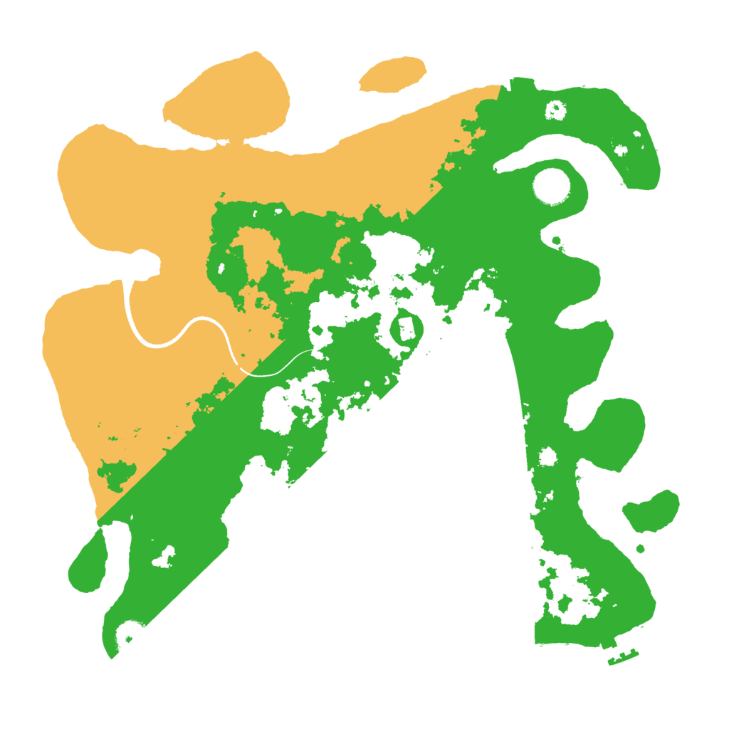 Biome Rust Map: Procedural Map, Size: 3500, Seed: 938999