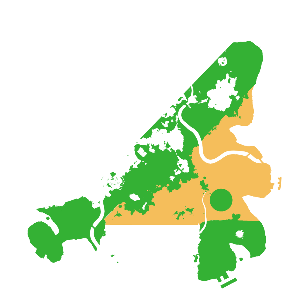 Biome Rust Map: Procedural Map, Size: 3500, Seed: 1412