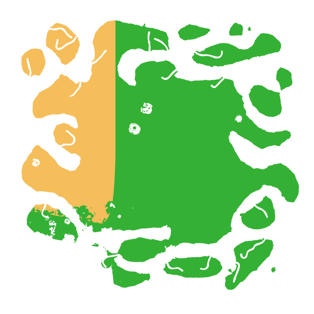 Biome Rust Map: Procedural Map, Size: 4100, Seed: 1916530173