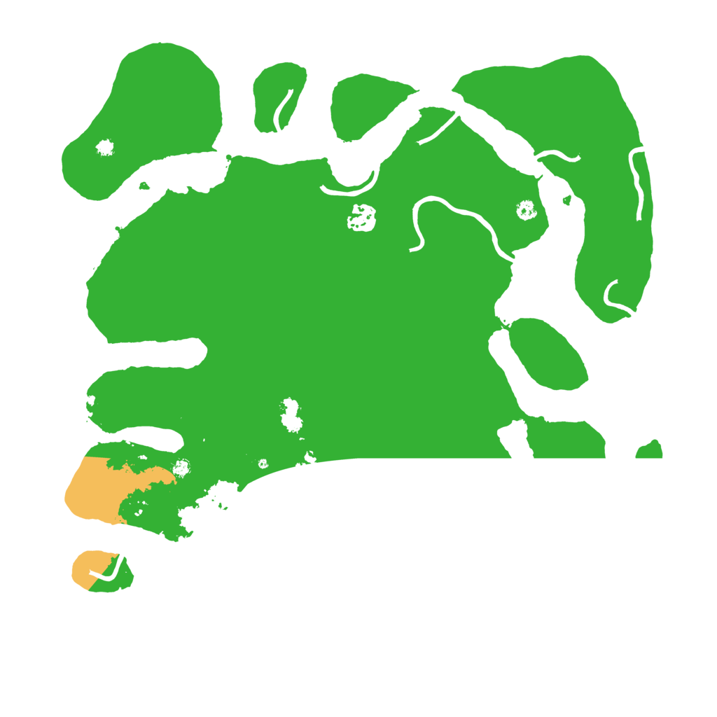 Biome Rust Map: Procedural Map, Size: 3700, Seed: 15583