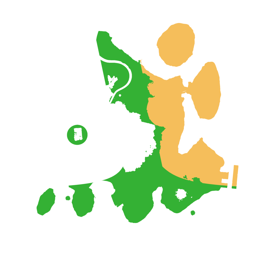 Biome Rust Map: Procedural Map, Size: 2200, Seed: 345