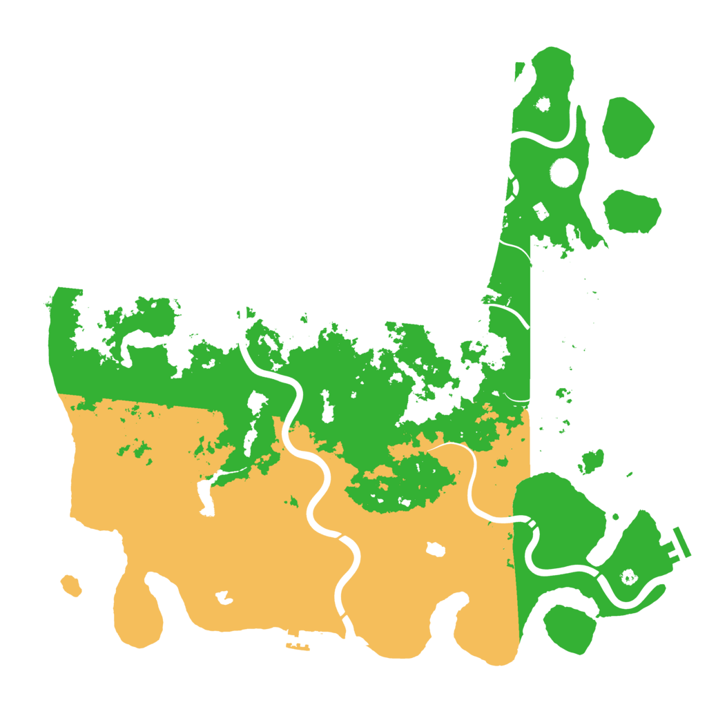 Biome Rust Map: Procedural Map, Size: 4500, Seed: 84816349
