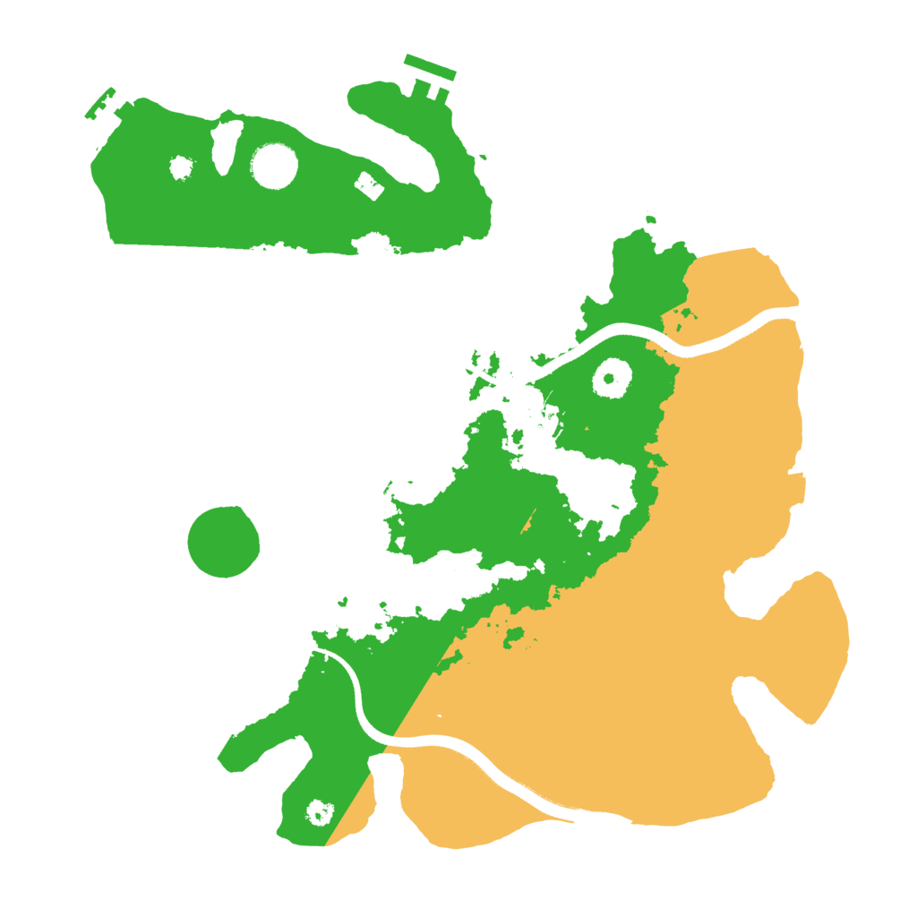 Biome Rust Map: Procedural Map, Size: 3500, Seed: 2941