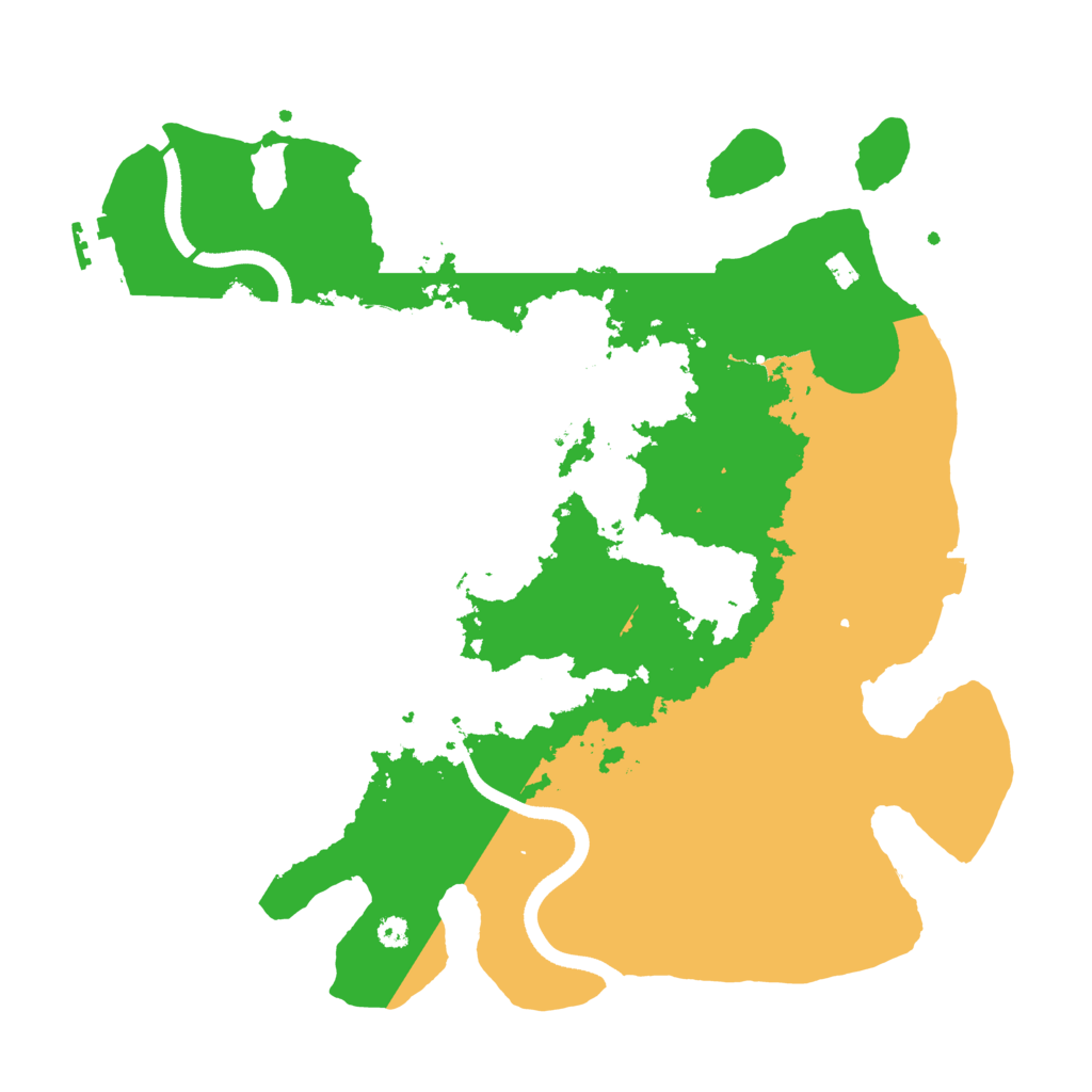 Biome Rust Map: Procedural Map, Size: 3500, Seed: 2941