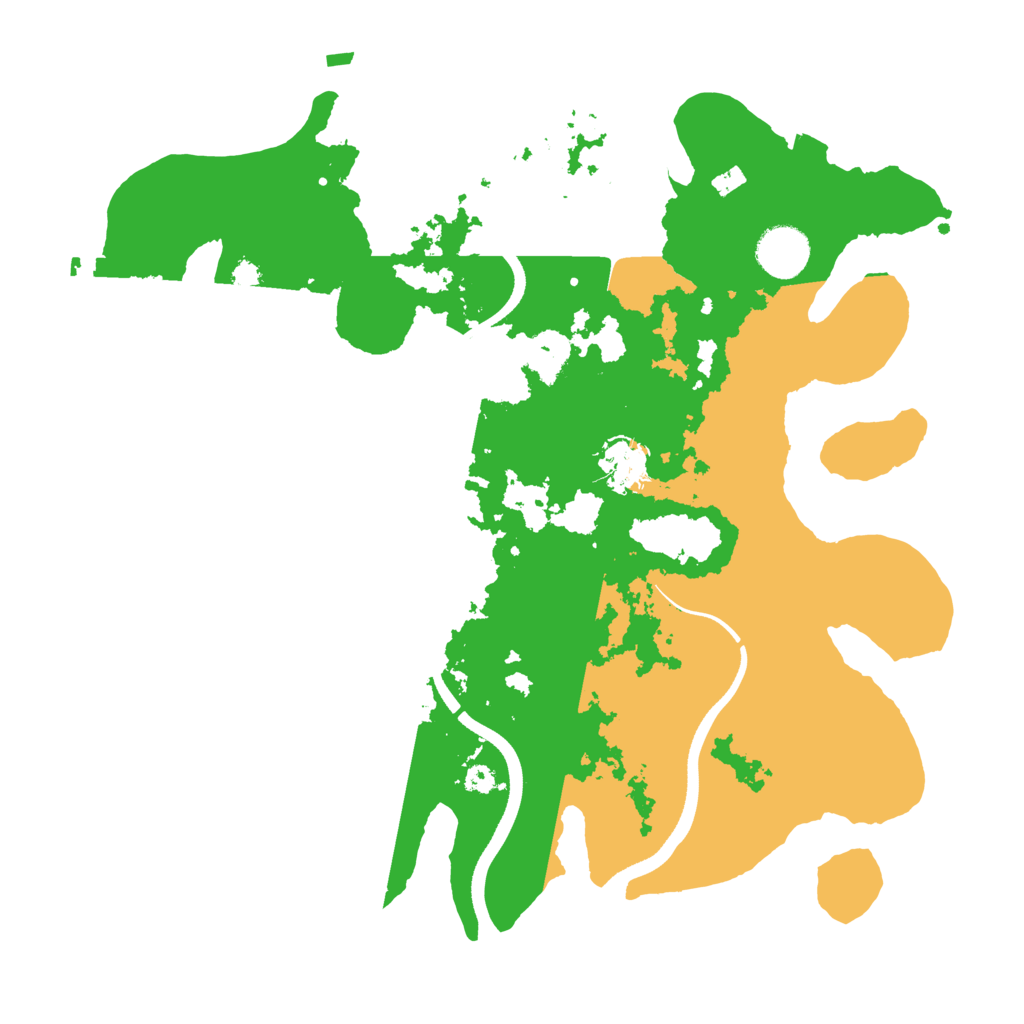 Biome Rust Map: Procedural Map, Size: 3500, Seed: 67890635