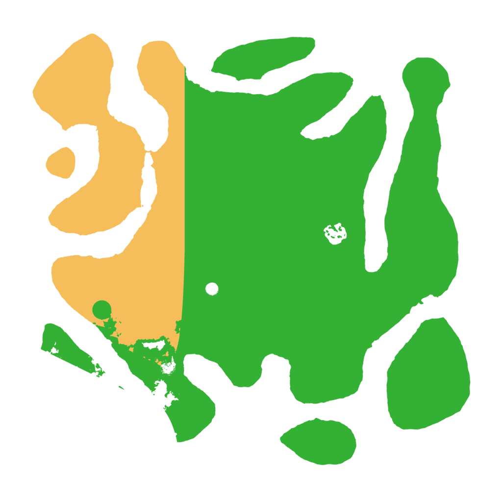 Biome Rust Map: Barren, Size: 3500, Seed: 737