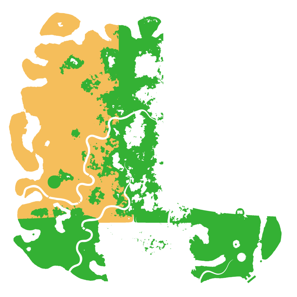 Biome Rust Map: Procedural Map, Size: 6000, Seed: 14924