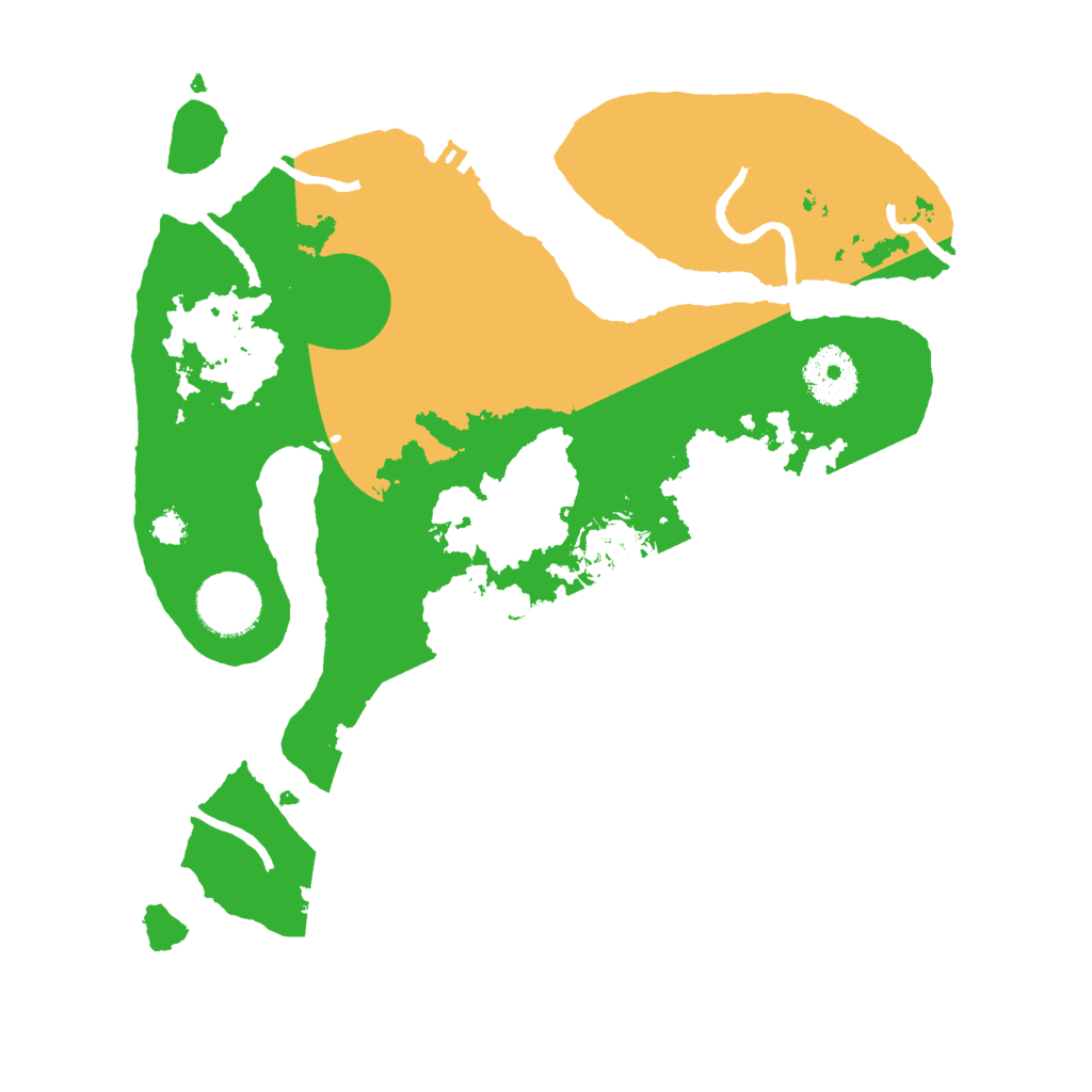 Biome Rust Map: Procedural Map, Size: 3000, Seed: 864824628