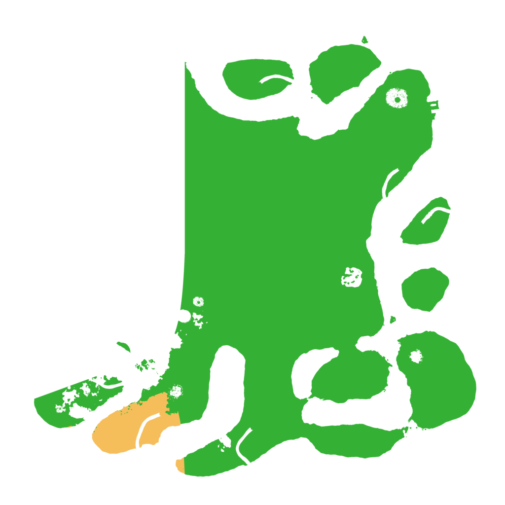 Biome Rust Map: Procedural Map, Size: 3600, Seed: 2021060339