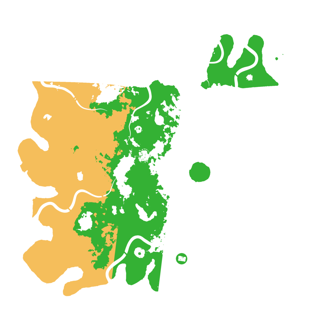 Biome Rust Map: Procedural Map, Size: 4500, Seed: 50907