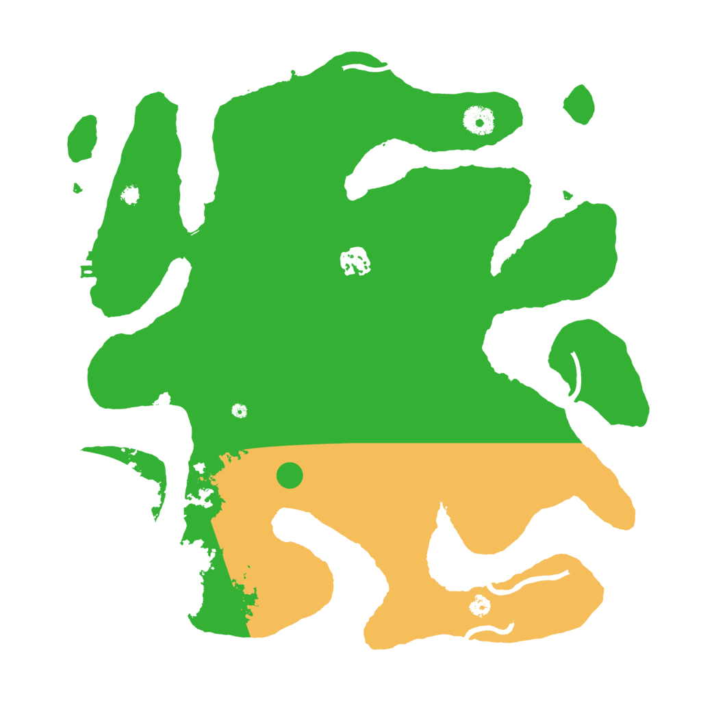 Biome Rust Map: Procedural Map, Size: 3500, Seed: 2141791