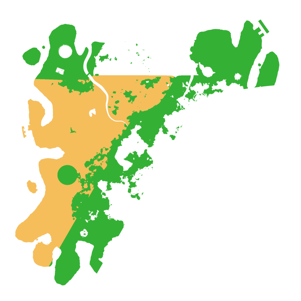 Biome Rust Map: Procedural Map, Size: 4000, Seed: 1624931207