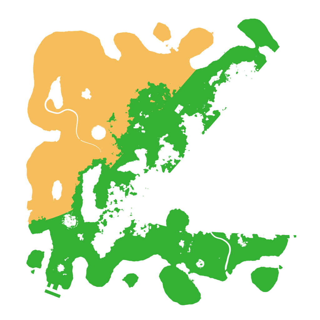 Biome Rust Map: Procedural Map, Size: 4000, Seed: 71670308