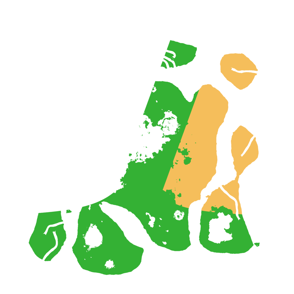 Biome Rust Map: Procedural Map, Size: 3000, Seed: 13495